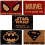 Licensed 'Superhero' Coir Doormats each In-store