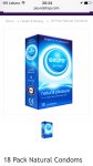 18 Pack Exure Natural Condoms £1.00 @ Poundshop