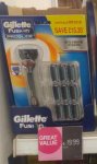 Gillette Fusion Proglide 9 pack razors