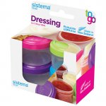 Sistema Dressing Pots (4-Pack) at John Lewis - £2 c&c