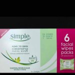 Simple Kind to Skin Face Wipes / Facial Wipes 6 Pack