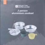 Two Person Camping Cook Set Was £13.99 Now £6.99 with Free Delivery Today & 20% off £5.59 & TCB @ Mountain Warehouse