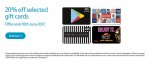 Tesco Giftcards - 20% off Google Play, GAP, New Look and Pizza Hut - instore and online