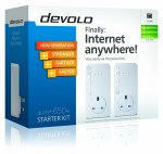 Devolo dLAN 650+ Powerline Starter Kit (1 GB LAN Port, Pass Through, 600 Mbps) - Amazon & FREE UK delivery