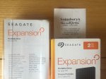 Seagate 2TB portable HDD in Sainsbury's
