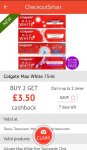 Buy 2 Colgate Max White 75ml for 50p with checkoutsmart