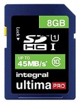 Integral UtlimaPro 8gb SDHC or MicroSDHC UHS-I Class 10 or USB 3.0 8gb Stick / C&C