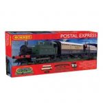 Hornby Postal Express train set plus Scalextric American Classics set