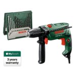 Bosch PSB 500RE Hammer Drill and 15-Piece Accessory Set
