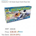 Scalextric 1:32 Scale Super Karts Race Set