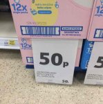 Johnsons baby wipes pack of 56
