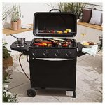 4 Burner Gas BBQ with Side Burner @ Tesco (C&C / +£3 for home delivery)