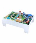Big City Wooden Train table at with code