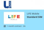 Life Mobile Simonly 1500 mins, Unl Txt, 1GB AMAZING 30 Days sim