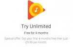 Four Months of Google Play Music free after) [new users?