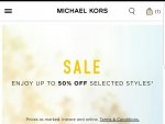 MICHAEL KORS Summer Sale upto 50% off