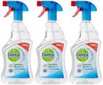 Dettol Anti-Bacterial Surface Cleanser, 750 ml - Original, Pack of 3 S&S