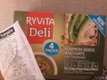 Ryvita Deli Lunchpacks Pumpkin & Oats 4 individual packs