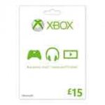 MICROSOFT Xbox gift card points £15 for a