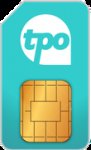 TPO mobile 1 month sim only deal. 1000 mins 1000 text 1GB 4G data one month rolling contract