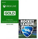 Xbox Live 3 Month Gold Membership + Rocket League Free