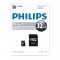 Philips Micro SD SDHC Memory Card CLASS 10 with Full Size SD Adapter -32GB