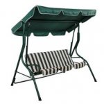 3 Person Garden Swing Bench Chair