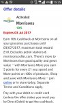 10% cash back at Morrisons with your Halifax card
