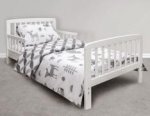 Kinder Valley 7 Piece Toddler Bed Bundle - Includes Bed, Mattress, Beautiful Bedding & More