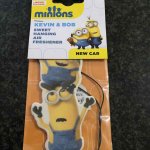 Minions car air freshener @ Tesco Durrington Extra
