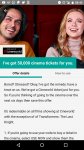 50,000 FREE Cinema Tickets @ Cineworld via the Wuntu App (Three Customers only)