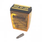 DeWalt Pozi Screwdriver Bit Box PZ#2 x 25mm Pk25 was £5.99 now £3.49 @ Screwfix