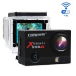 Campark ACT74 Action Camera 4K 16MP Wi-Fi Sport Cam Underwater 30M Diving Camcorder with 2.0 Inch LCD Screen 170&deg; Wide Angle(￡19 Gift Included - Portable Case + 2 Batteries Sold by TODEAL