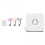 Philips Hue White and Colour Ambiance B22 or E27 Starter Kit+FREE MOTION SENSOR