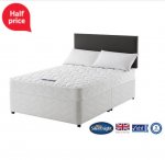 Silentnight Taplow Double Divan Bed with 2 Drawers, Miracoil Comfort