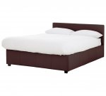Hygena Attenborough Double Side Opening Ottoman Bed - Choc
