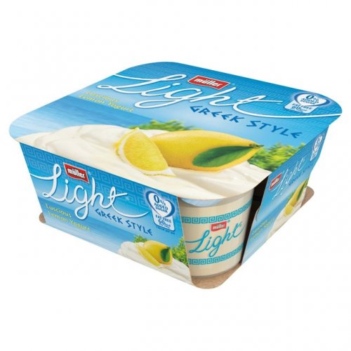 Muller Light Greek Style Fat Free Yogurts 4 x 120g packs £1 Asda