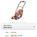 Flymo Chevron 37VC Electric Wheeled Rotary Lawnmower 1600W - 37cm