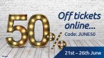 50% off Tickets at Odeon when you book online - Terms Apply (June 21st - 26th)