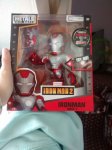 Metal light up iron man figure (large)