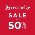 Accessorize upto 50% sale + Extra 10% on sale code
