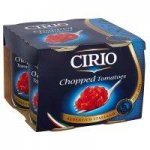 Waitrose Cirio canned chopped tomatoes, 4 pack 4x400g £3.55 each x2 PYO so £2.58 for 2 x 4 packs