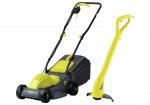 Challenge Corded Mower 1000W + Trimmer 250W