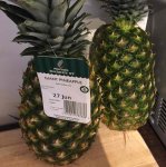 QUICK Morrisons pineapple glitch! 2 large pineapples scanning for 30p! £0.15