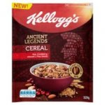 Kellogg's Ancient Legends cereal only 49p Was £2.99 at Heron Foods