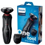 Philips S720/17 Click And Style Shaver With 2 Attachments