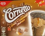 Cornetto Choc 'n' Caramel Crunch 4 Pack @ £1.00 @ Heron