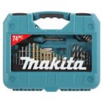 Makita Power Drill 74pc Accessory Set - Includes Screwdriver, drill bits, tape measure - £12.99 + £1.99 Standard Delivery