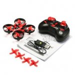 EACHINE E010 Mini UFO RC Quadcopter Drone 2.4G 4CH 6 Axis Gyro Headless Mode Remote Control Drone Nano Quadcopter RTF Mode 2 (Red) Sold by Aeiolw