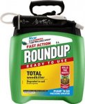 Roundup Fast Action Weedkiller Pump n Go Spray Ready to Use), 5 L